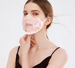Transparent Mask With Five Protective Filters Fashion Masclear Transparent Clear Face Masks