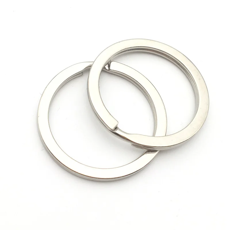 High Quality 2.0*30mm split ring flat keyring