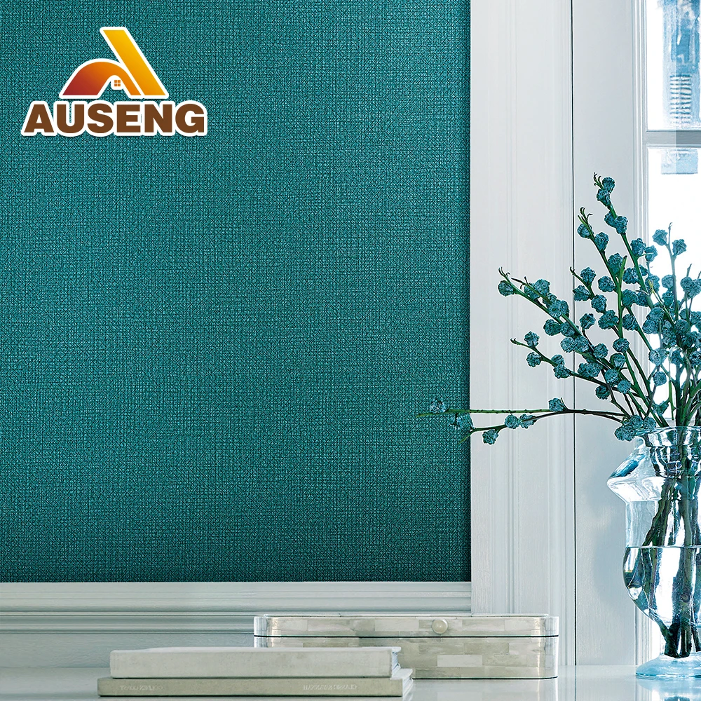 Latest Design ASTM E84 Class A Certification Wallpaper Vinyl Luxury Hotel Decor PVC Wall covering Wallpaper For Apartment Walls