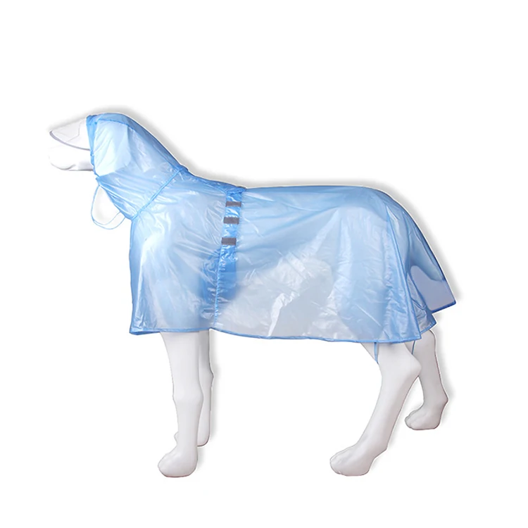 Premium translucent raincoat for dogs with hood XS-4XL waterproof for cats and dogs