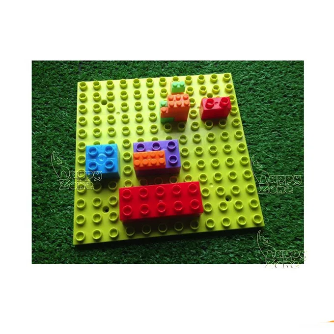 CE certified 25cm Square Sized Big Wall Mounted Block Play Unit Block Sheet Block Play Modulars for Kids Wall Play Corners