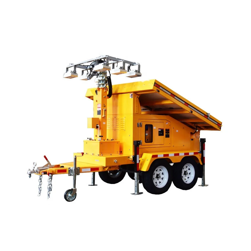 Portable Tower Lighting Telecommunication Antenna Tower Mobile Tower