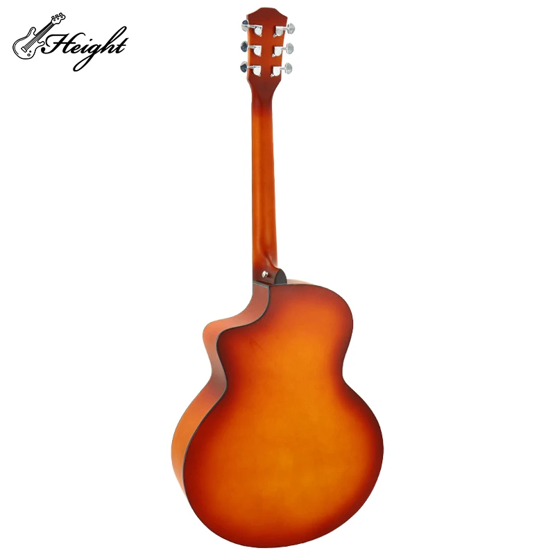 Acoustic Guitar Guitarra Bass Wood Folk Guitar High-Quality Custom Cutaway Flamenco Guitar 40 inch