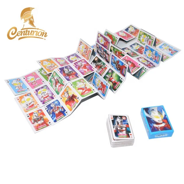 Cartoon Character Cartoon Toy Poker Playing Card with OEM Candy