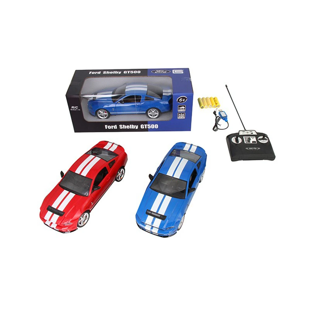 Open Door 1/14 Toys RC Cars Model Race Cars Electric Car Ford Shelby GT500 W/Battery And USB