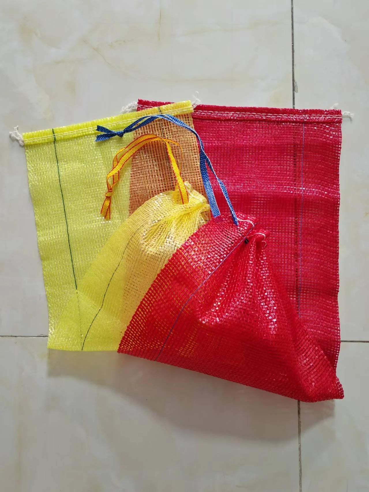 China direct factory onion polypropylene bag recycled agriculture mesh 50kg onion bags for potato orange carrot pepper corn wood