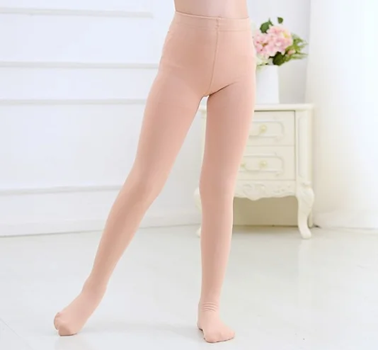 
DYLM-0982 Multiple Colors Microfiber Warm Thermal tights brushed Fleece Lined thick footless tights Leggings for baby and Girls 