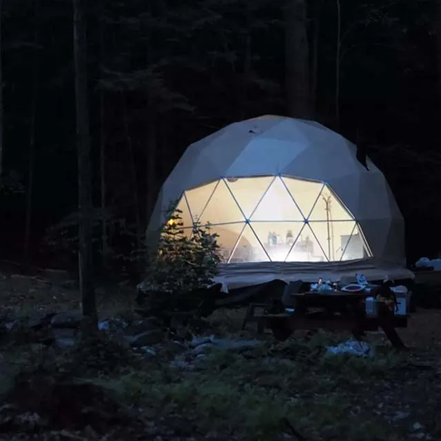 Customized Size Aluminum Alloy Party Restaurant Geodesic Dome Event Tents For Sale
