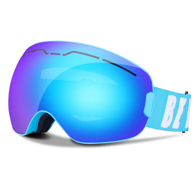 adult anti-fog ski glasses sports goggle snow goggles safety ski sport wear polarized magnetic ski goggle