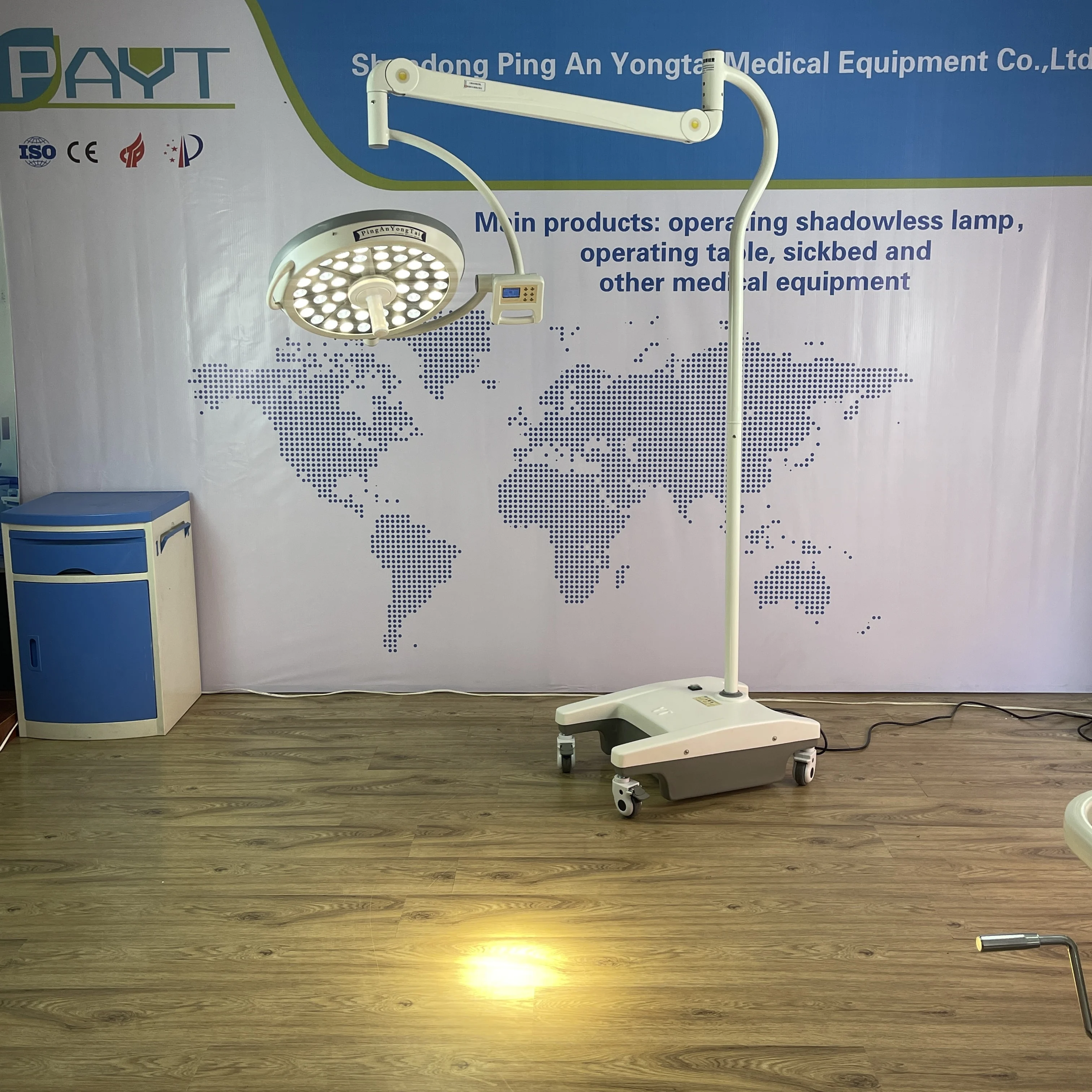Mobile surgical shadowless lamp medical surgical examination light shadowless led surgical lamp