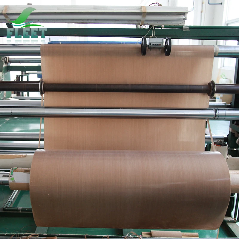 0.18Mm Chemical Resistance Demoulding Tape Jumbo Roll Ptfe Tape Ptfe Bronze Guide Tape