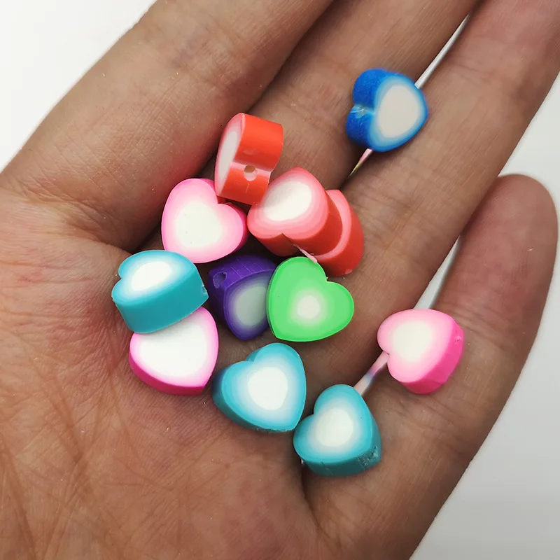 Popular 50pcs/bag Multi Color DIY Bracelet Jewelry Accessory Polymer Clay Loose Beads