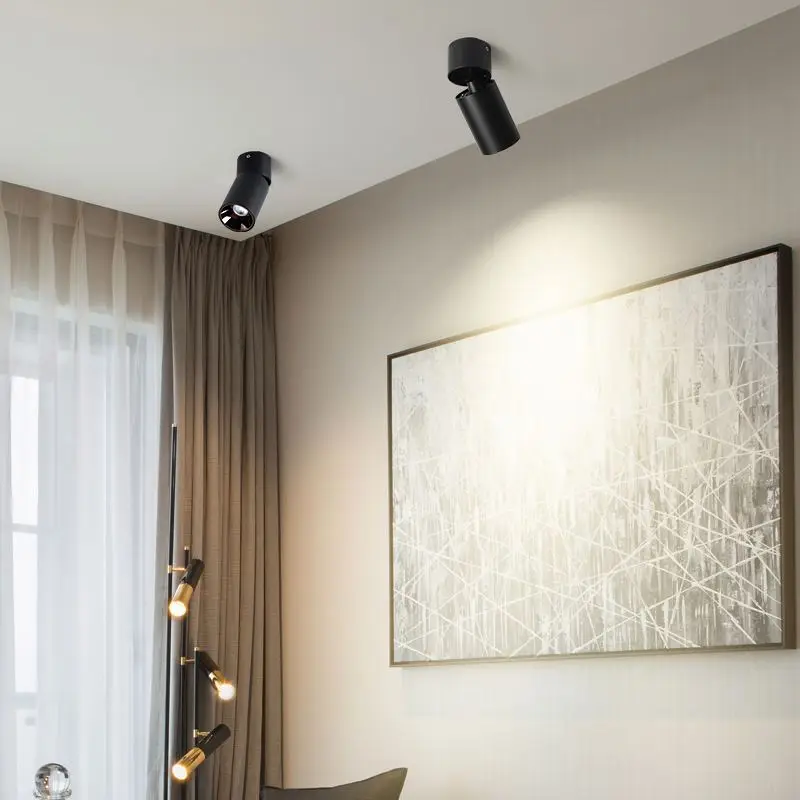 7W 9W 12W Popular China Supplier Indoor Round Cob Led Home Commercial Downlight Lighting Spotlights