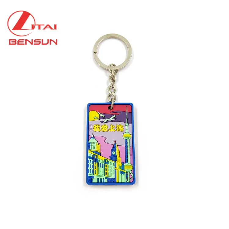 OEM Manufacturer 3d Keychain Made Custom creative soft pvc key chain rubber keychain for souvenir gift