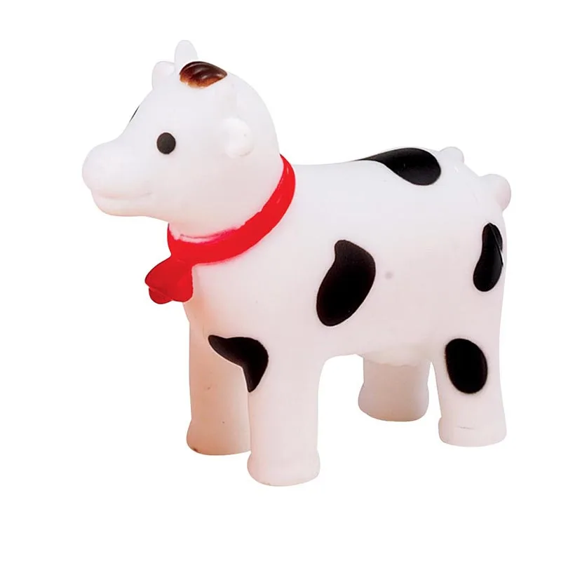Plastic Farm Animal Figures Toys Realistic Mini Cow Dog Sheep Learning Educational Soft PVC Animal Figurines Toy
