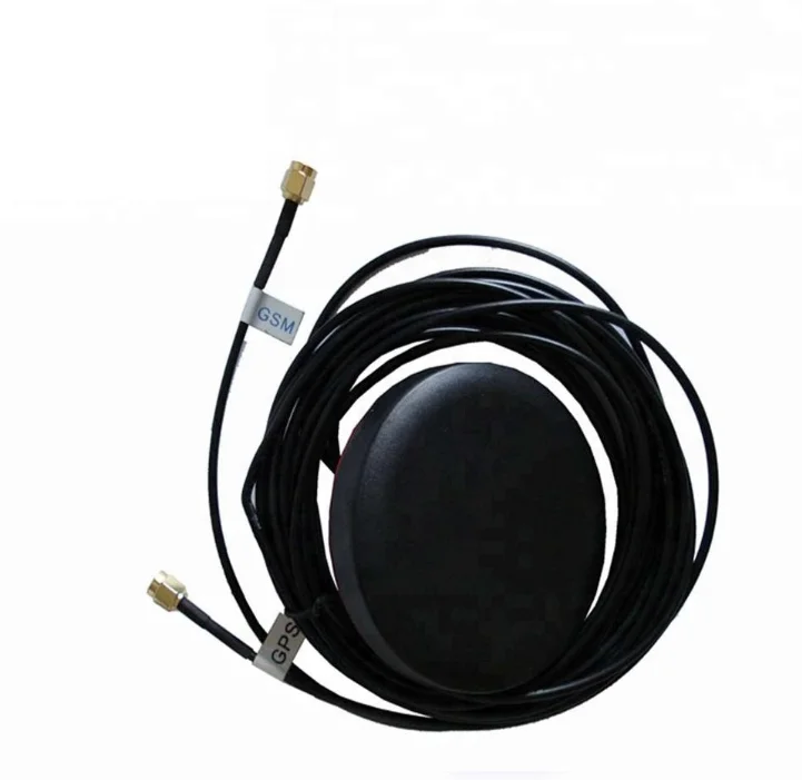 2022 Hot-selling 1575.42MHz / 800~1900MHz GPS GSM Combo Combination Antenna with RG174 Cable SMA- M Connector