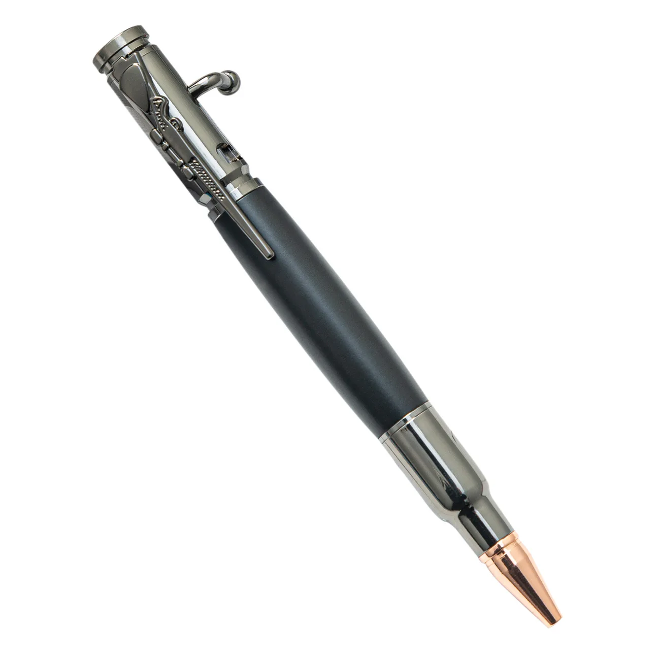 Wholesale Decompression Metal Bullet Gun Pen Fancy Multi-Function Ball Pen With Logo For Gold Rose Gold
