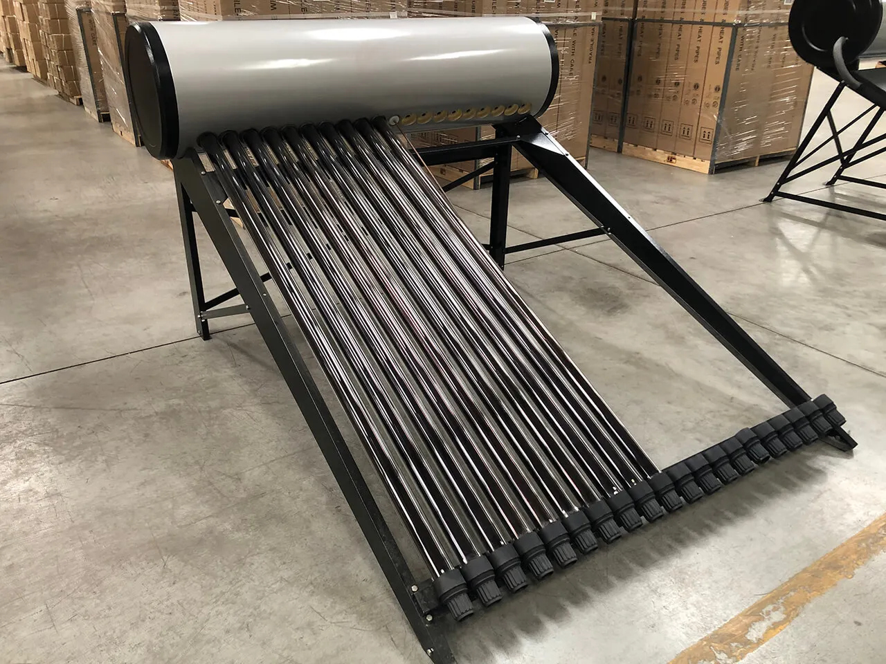 
Pressurized Thermosiphon Heat Pipe Solar Water Heater 