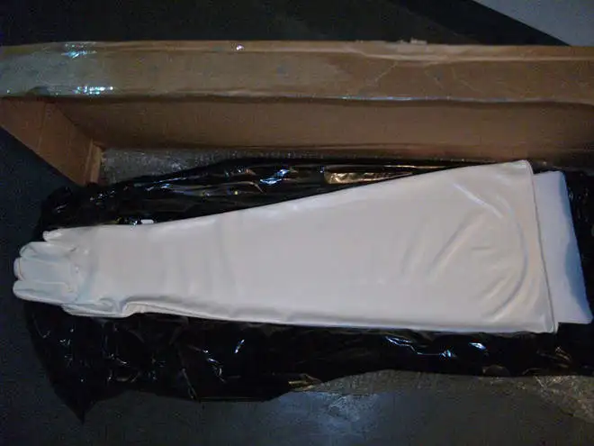 Sterile Handling Isolation Gloves White Hypalon Safety Gloves for Durable Protection CSM glove