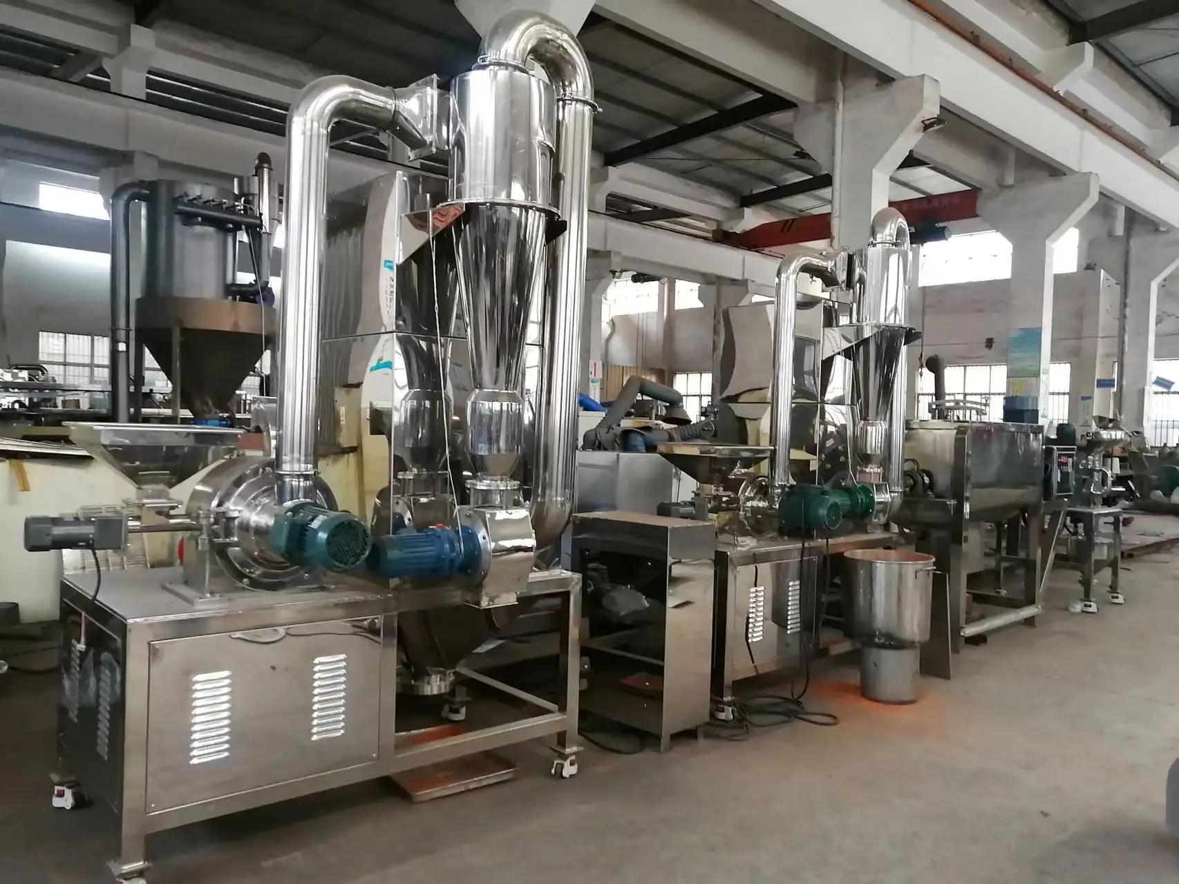 Black Tea  Oolong Tea Shan Snow Tea powder spices pin mill production line