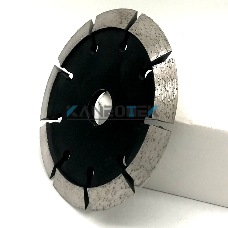 KANEOTEK 4.5/5 Inch 10mm Height V Groove Crack Chaser Diamond Circular Saw Blade For Stone Granite Marble Concrete Acrylic Wall