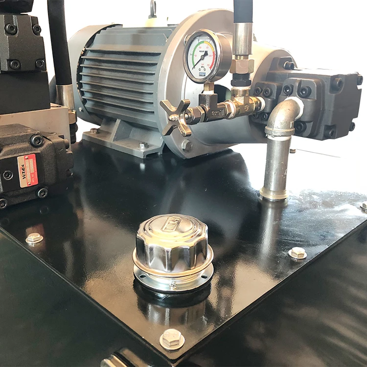 Metal packing machine hydraulic press power pack hydraulic steering control unit