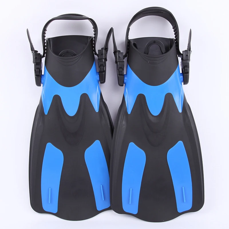 Factory Teens Diving Flippers Fashion Swimming Fins Multicolor Custom Logo Rts Diving Fins