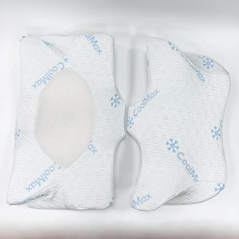 Solid King Queen Custom Hotel Supplies Massage Neck Support Silk Case Bed Memory Foam Butterfly Orthopedic orthopedics Pillows