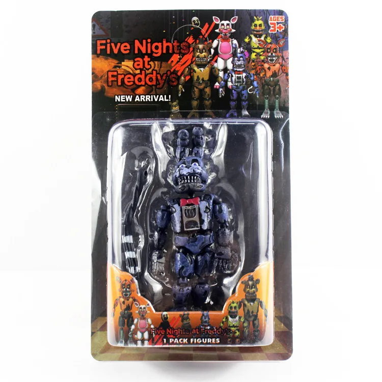  Hot Sale Toy Bear Five Nights At Freddy 2 Generation 6 Models Can Be Assembled Luminous Action Figure Doll