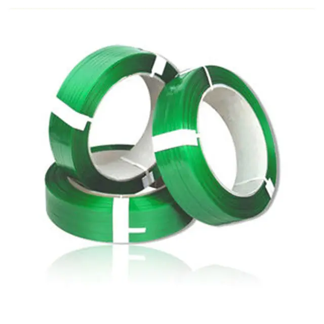 PET Strap Roll Price Plastic Banding Packing Roll Embossed High Tension Green Packing Belt Packing Belt Band