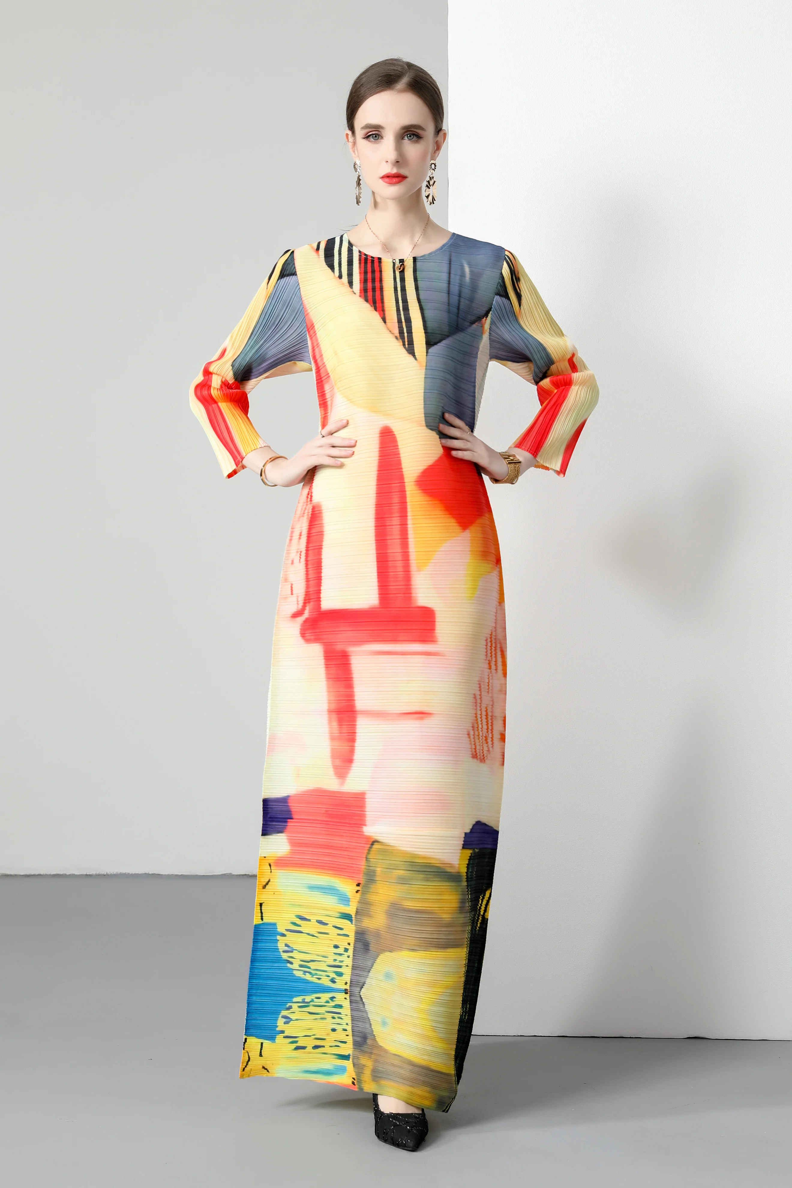 stock woman clothes manufacturer wholesale fashion apparel elegant vintage lady floral Evening casual Dresses