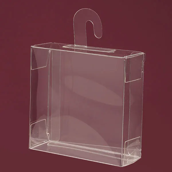 Wholesale Low MOQ Clear Plastic PVC Packaging Boxes High Quality Transparent PET Plastic Retail Packaging Box for Business