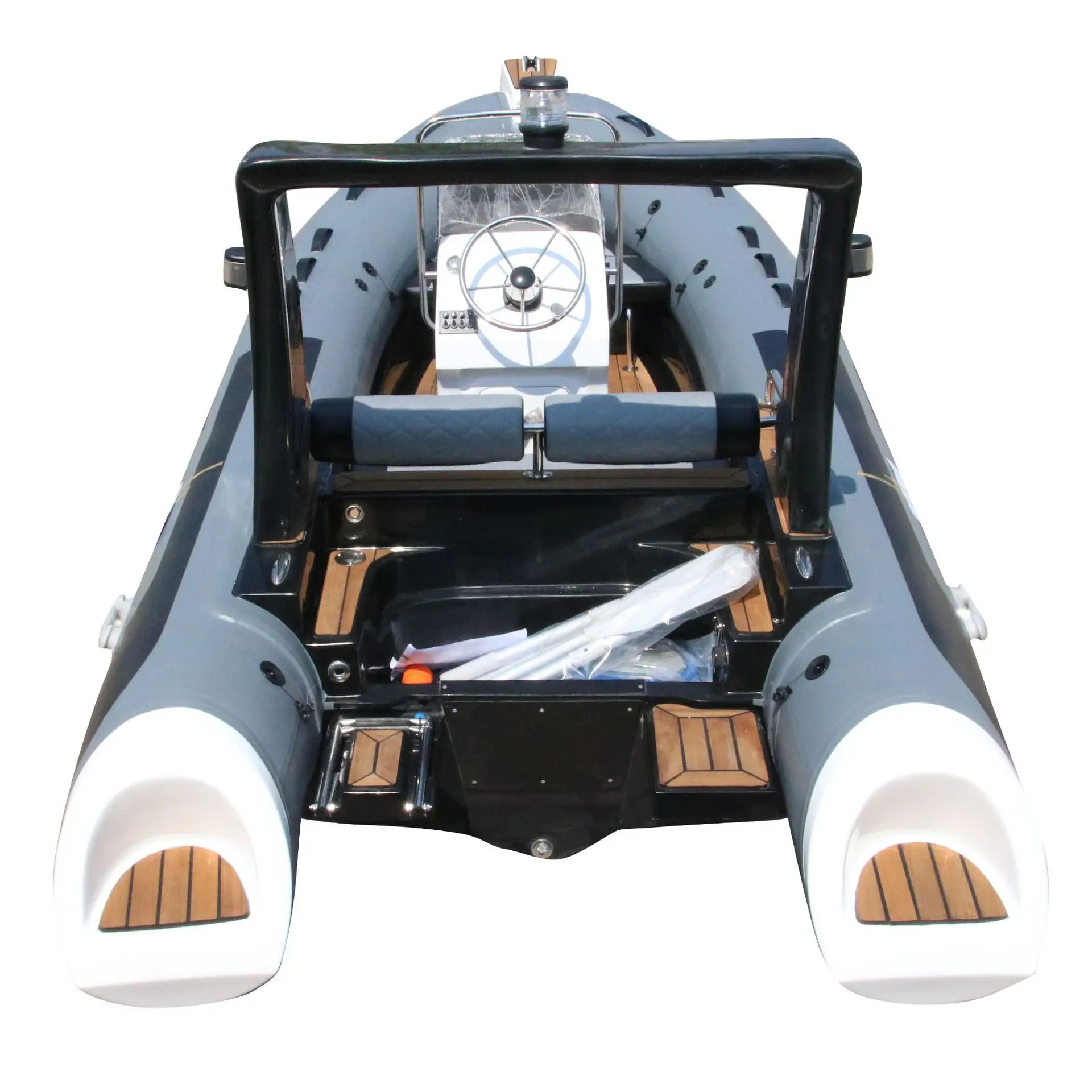Cheap Price Sea Saltwater Fiberglass Rib Boat Deep-V Fishing for the Ocean