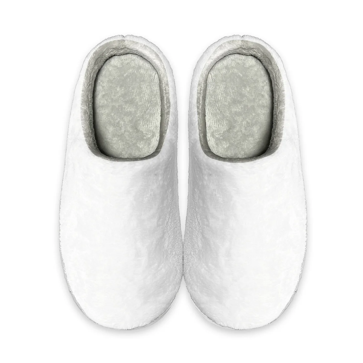 Custom Slip-Resistant Slipper Men Shoes Furry Slippers Warm Personalized Print Home Slippers Indoor For Men Women
