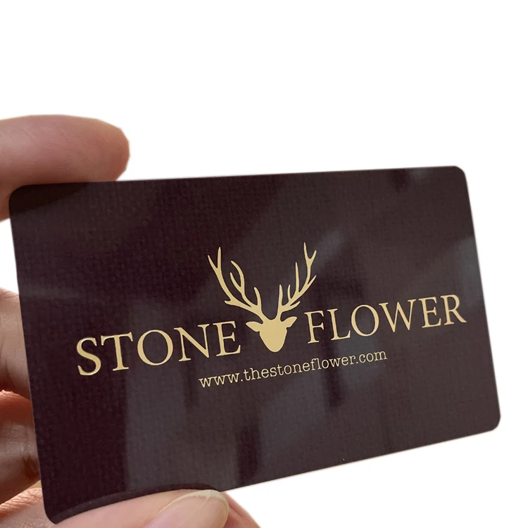 Custom Printing Personal Logo 30 Mil Standard Size Plastic PVC Warranty Certificate Authenticity Cards