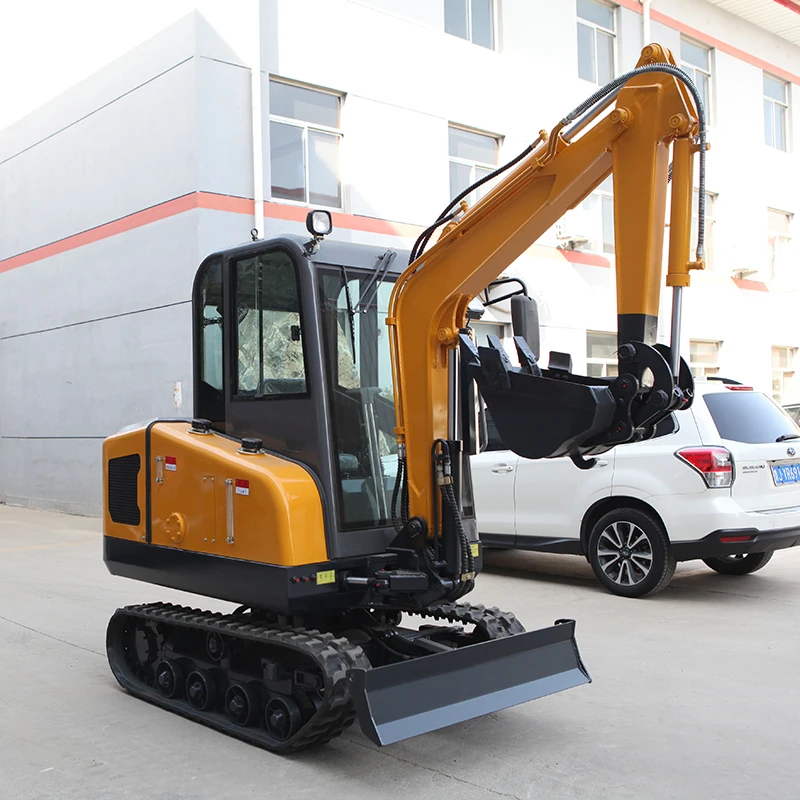 New small excavator mini bagger compact mini excavator 1 ton