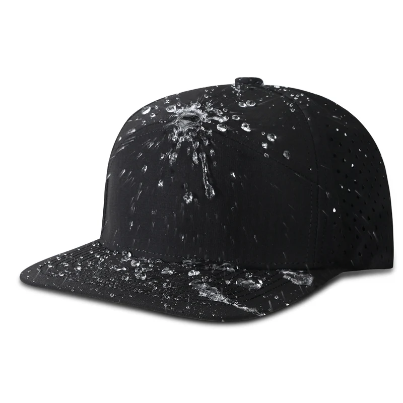 nylon 7 panel trucker hat dry quickly hat patch custom snapback cap