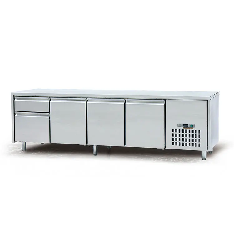 Refrigerator work bench refrigerated table refrigeration equipment