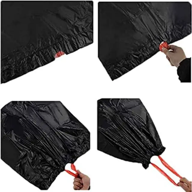 Eco Friendly Recycled Compostable Custom Liners Pe Large Scented On Roll 13 Gallon Black Plastic Drawstring Trash Garbage Bag