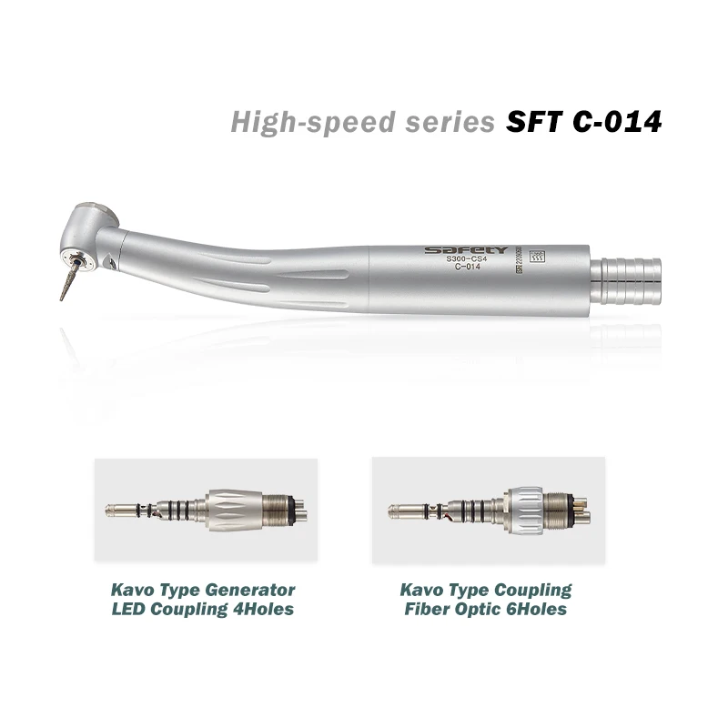 Air Rotor Turbines LED 45 Degree Surgical Dentists High Speed Handpiece