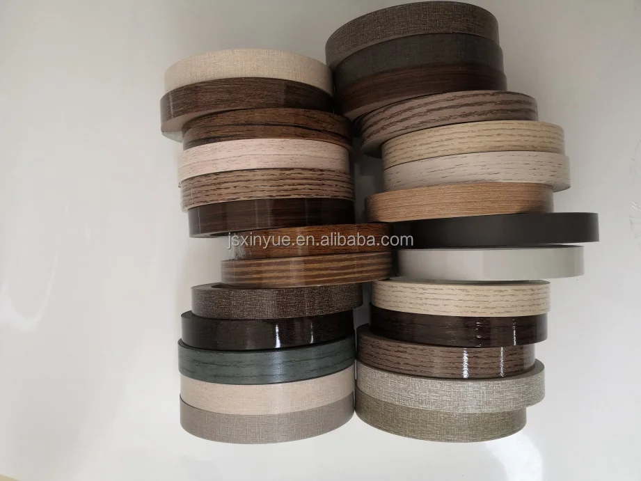 Match color and pattern PVC edge according to PVC film and HPL sheets