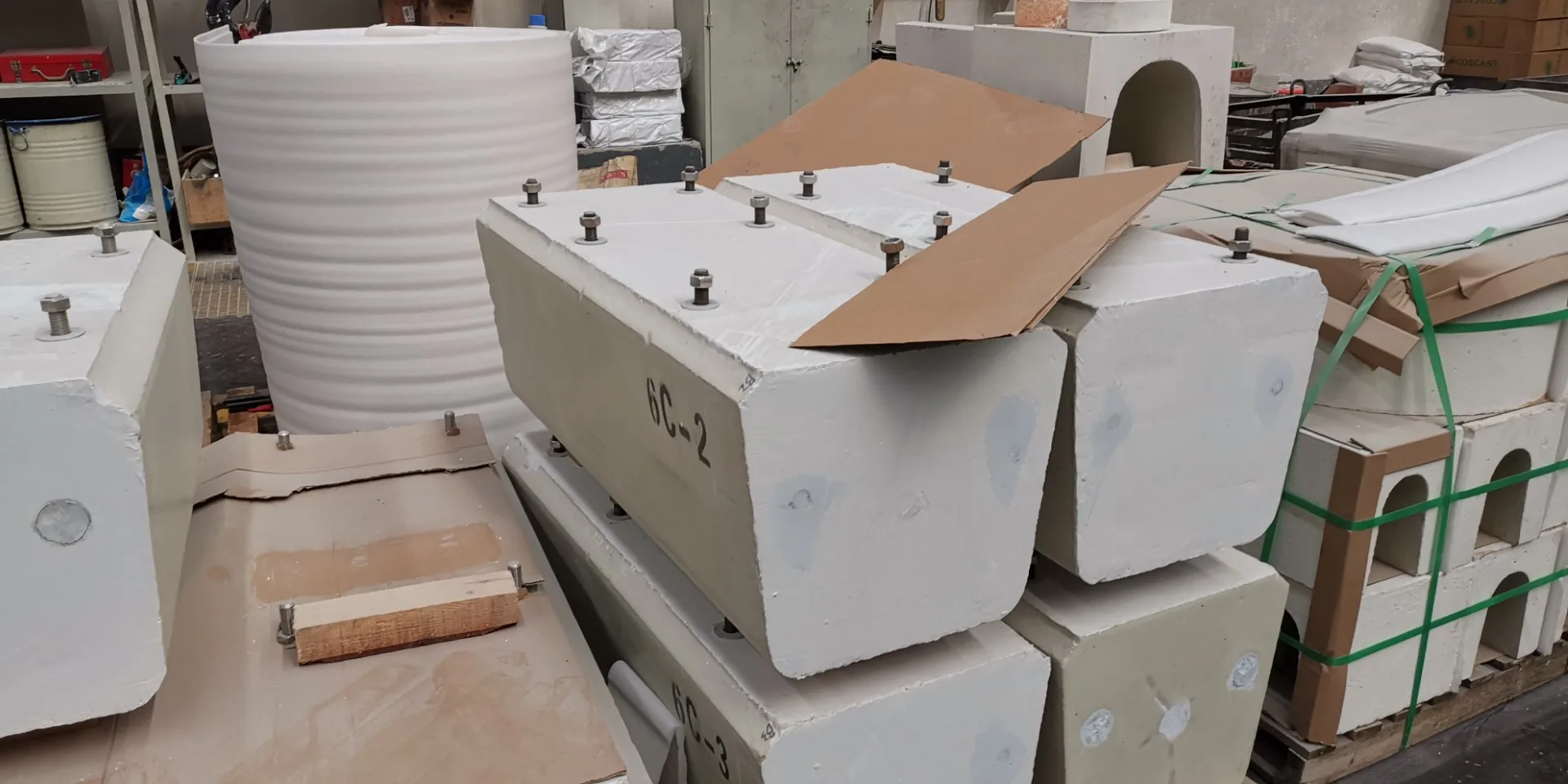Factory Prefabricated refractory bricks for coke oven doors with good quality surface composite ceramic materials