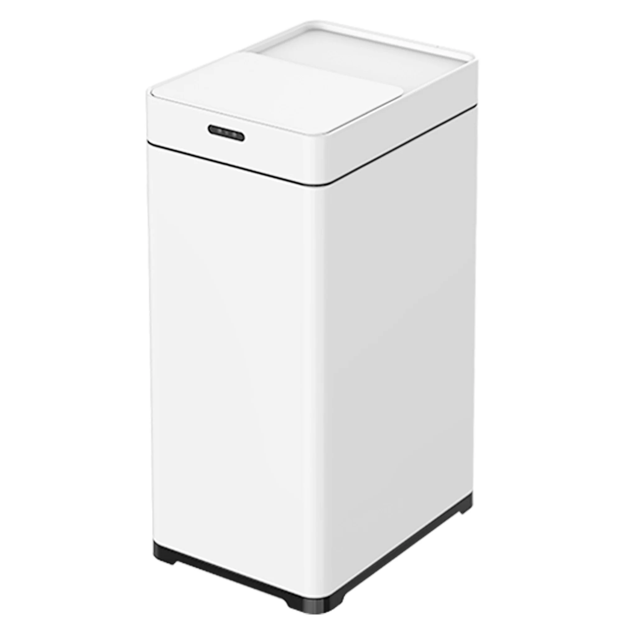 30L Modern Rectangular Smart Sensor Trash Can with Motion Sliding Bin Household Smart Home