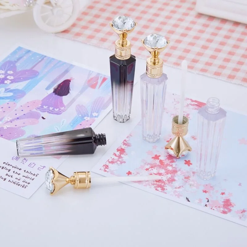 
Crown Empty Lip Gloss Containers Tube Custom Lip Gloss Tubes with Wands Wholesale Lip Gloss Packaging Private Label 