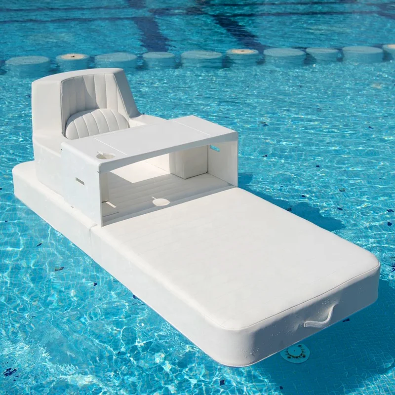 Manufacturer Sofa Bed Lounge Furniture Water Floating Bed In Swimming Pool