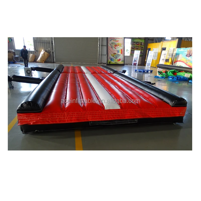 outdoor gym inflatable trampoline kids adult commercial customized bounce jumping pillow inflatable jump pad for sale