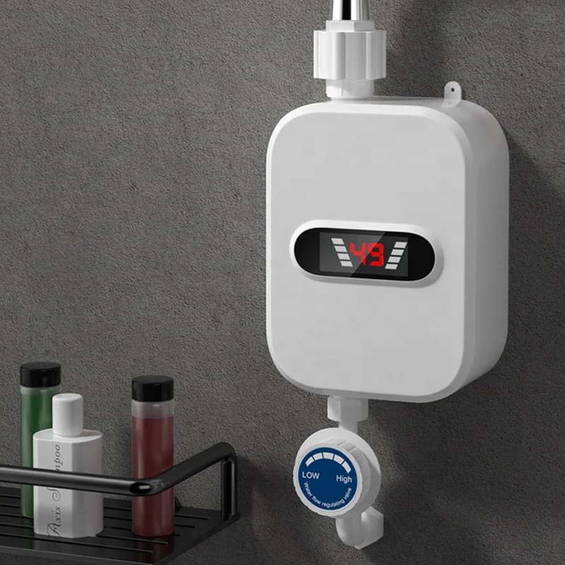 Electric Tankless 3500W Mini Instant Hot Water Heater Kitchen Faucet Tap Heating