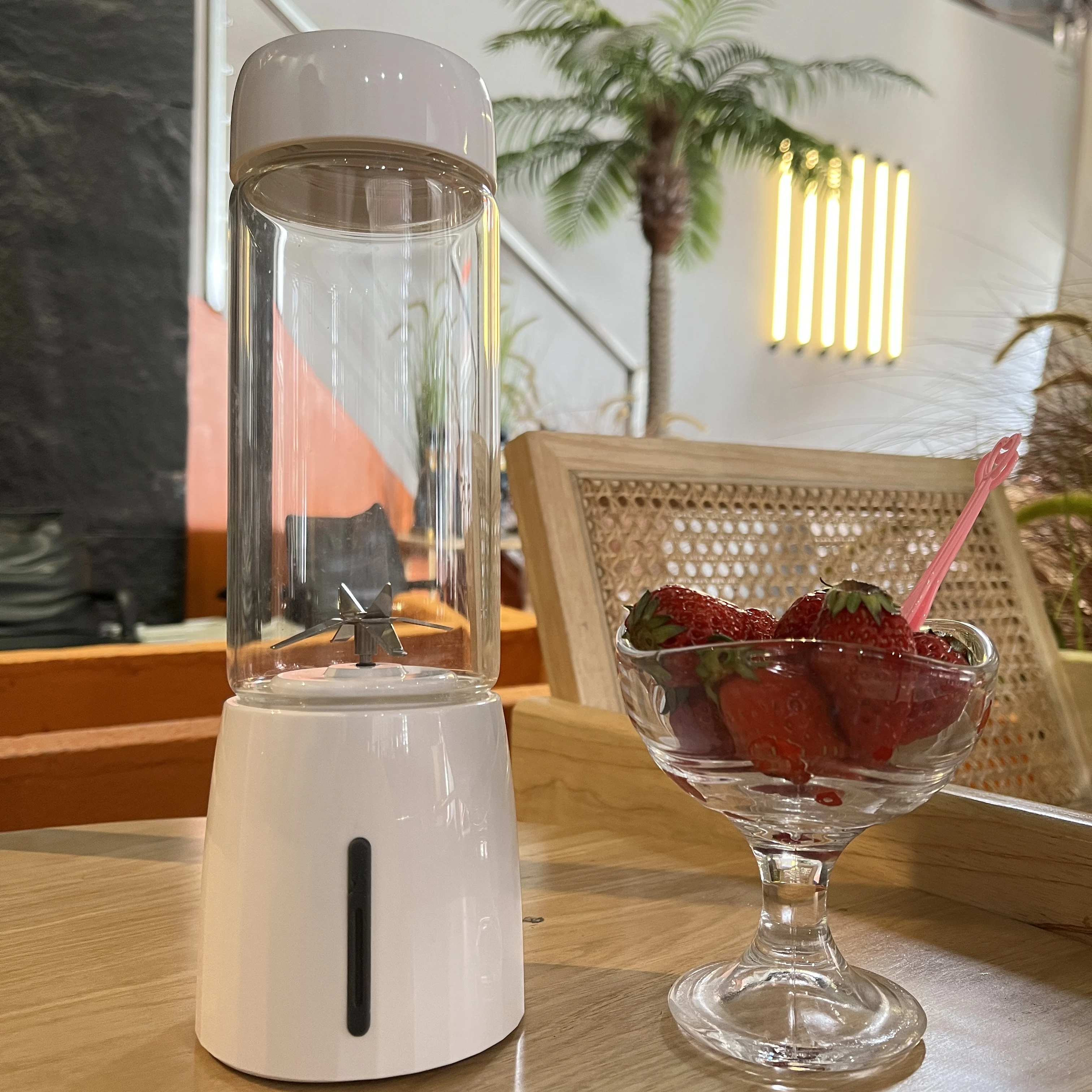 Personal mini blender juicer mixer smoothie maker high borosilicate glass blender portable juicer personal blender