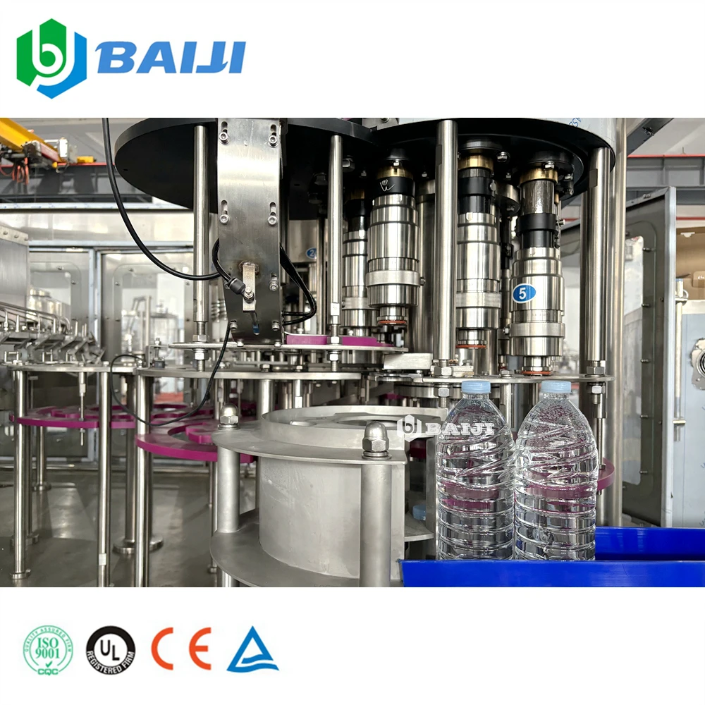 Full automated small scale purified water bottle washing filling capping machinery line machine