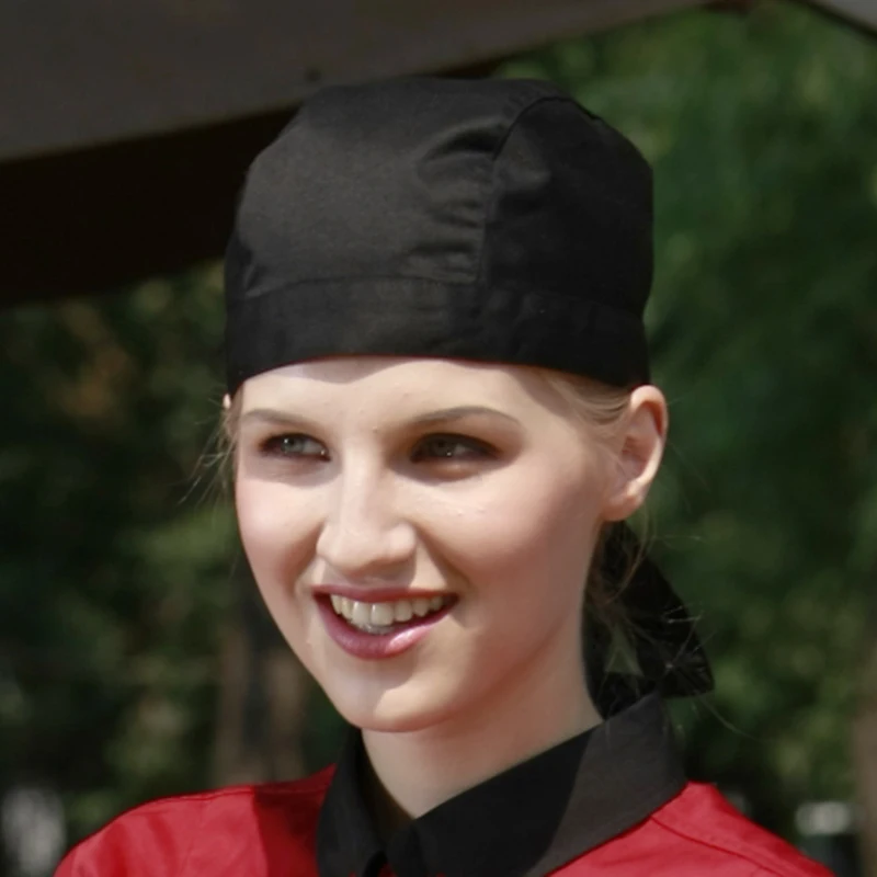 CHECKEDOUT in stock turban paddle chef hat for restaurant